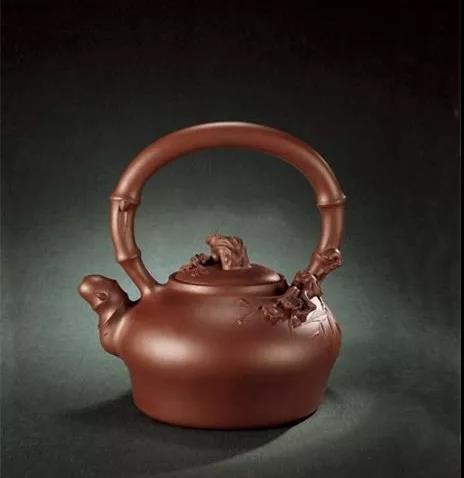 10種最美花器提梁壺，精美別致雕花紫砂壺!