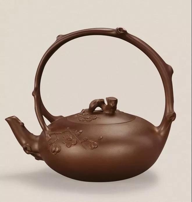 10種最美花器提梁壺，精美別致雕花紫砂壺!