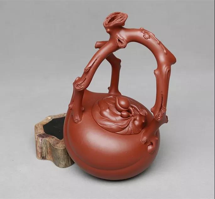 10種最美花器提梁壺，精美別致雕花紫砂壺!