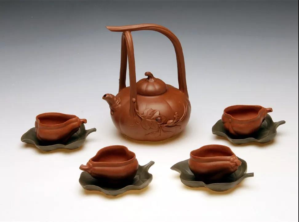 10種最美花器提梁壺，精美別致雕花紫砂壺!