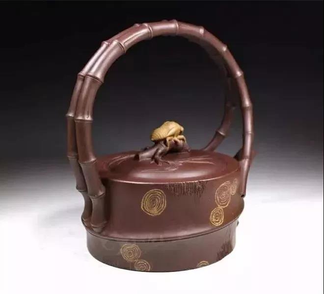 10種最美花器提梁壺，精美別致雕花紫砂壺!