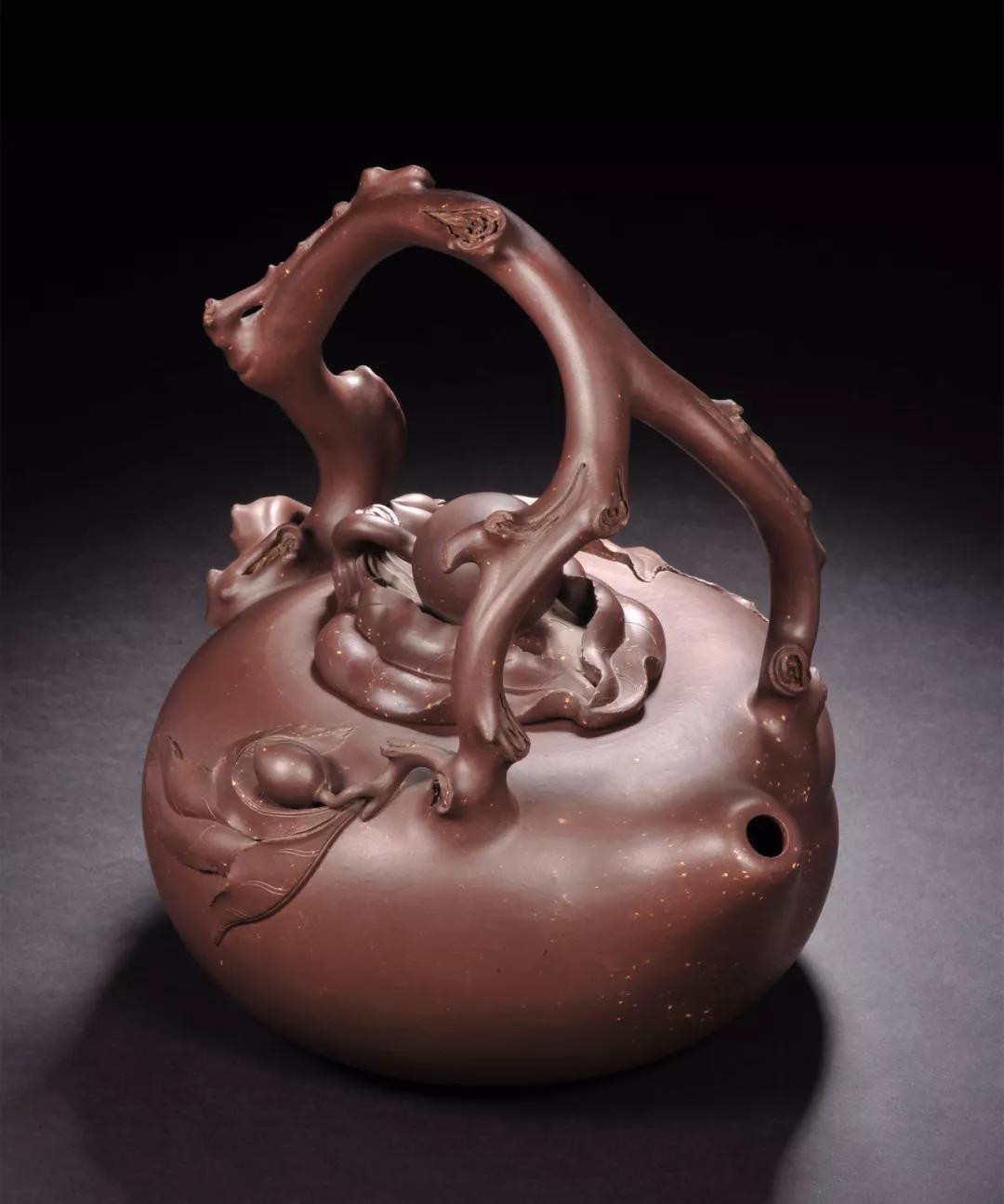 10種最美花器提梁壺，精美別致雕花紫砂壺!