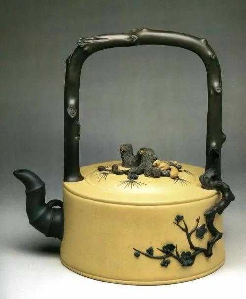 10種最美花器提梁壺，精美別致雕花紫砂壺!