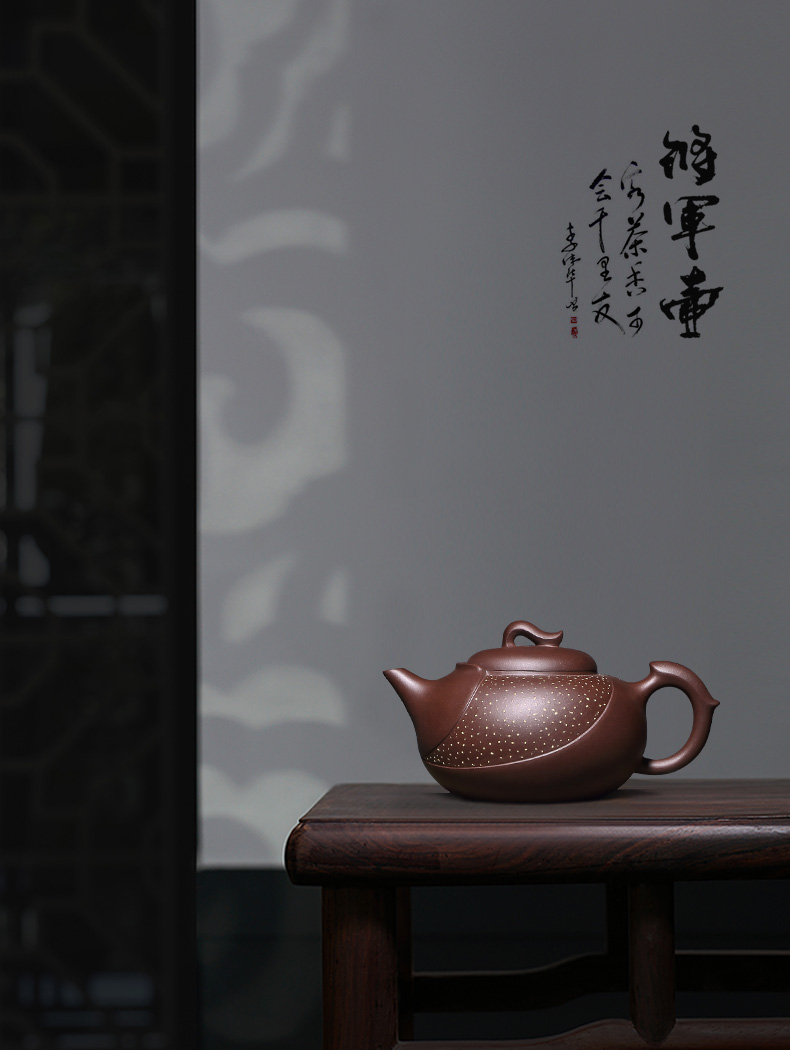 將軍壺紫砂壺，雅韻精美紫砂壺