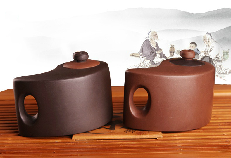 太極陰陽紫砂壺，創(chuàng)意格紫砂壺